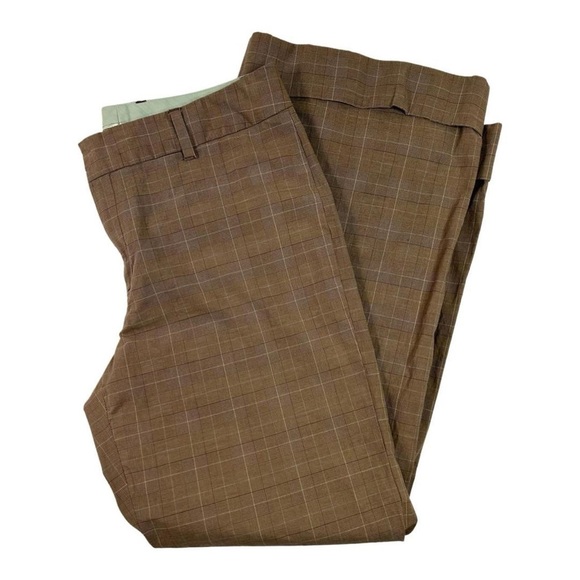 Y2K PLAID PANTS BELL BOTTOM FLARES BLOKETTE 70s RETRO - Picture 1 of 5